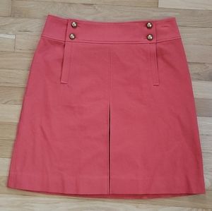 Tory Burch Coral Pencil Skirt